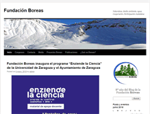Tablet Screenshot of fundacionboreas.org